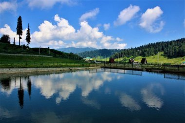 Kaşmir, Hindistan, Asya manzarası