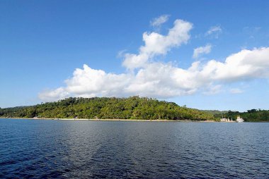 Radhanagar plajı; Havelock Adaları; Bengal Körfezi; Andaman ve Nicobar Adaları; Hindistan Kasım 2008