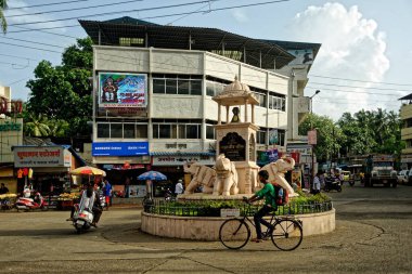 Fountain, mahavir square, alibag, raigad, Maharashtra, India, Asia  clipart