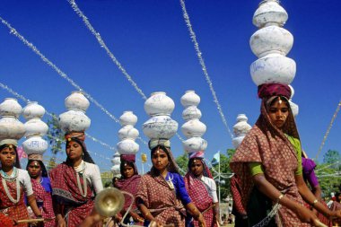 Vasad Festivali, Dungarpur, Rajasthan, Hindistan 