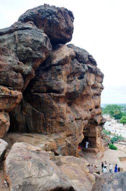 Badami Chalukyan Kralı Mangalesa 593-610; Karnataka; Hindistan