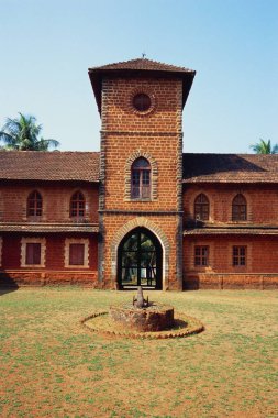 Kral Khem Sawant Bhosle III tarafından inşa edilen kraliyet sarayı 1755 _ 1803, Sawantwadi, Maharashtra, Hindistan 