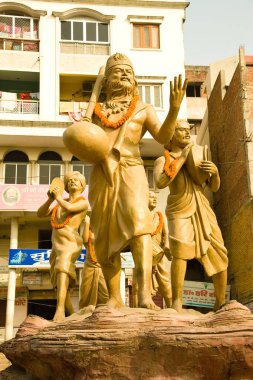 Heykel kabir das and Saints, varanasi, uttar pradesh, Asia, India 