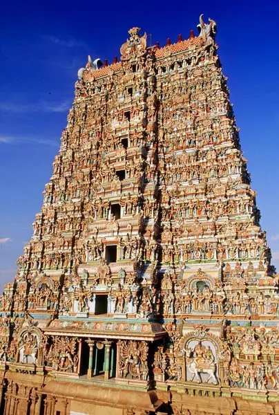 stock image Sri Meenakshi Temple ; Madurai ; Tamil Nadu ; India