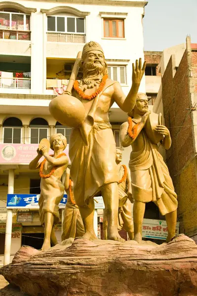 stock image statue kabir das and Saints, varanasi, uttar pradesh, Asia, India 