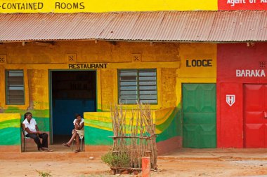 Loca ve Restoran, Tsavo Ulusal Parkı, Kenya, Afrika 
