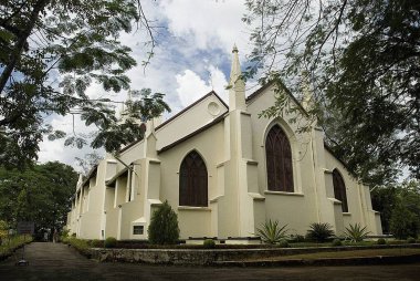 CSI Kutsal Üçleme Katedrali 1879 'da Kottayam, Kerala, Hindistan' da inşa edildi. 