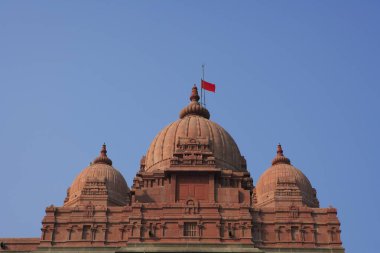 Rocky Adası 'ndaki Vivekananda Anıtı Kubbesi; Kanyakumari; Tamil Nadu; Hindistan
