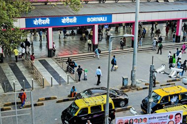 Borivali Tren İstasyonu, Mumbai, Maharashtra, Hindistan, Asya