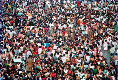 Mahamakham mahamaham banyo festivali, Kumbakonam, Tamil Nadu, Hindistan