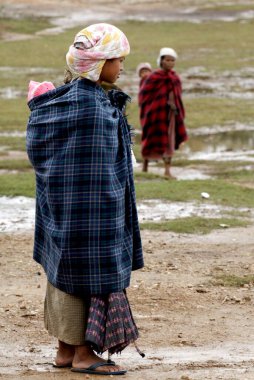 Khasi kabilesi, Shillong, Meghalaya, Hindistan 