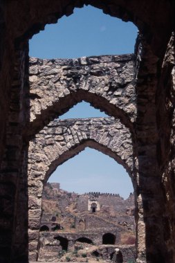 Haydarabad Kalesi manzarası, Andhra Pradesh, Hindistan