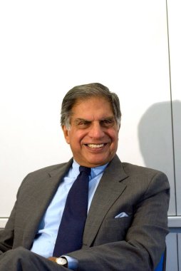 Ratan Tata 'nın başkanı ve Tata Sons' ın genel müdürü; Bombay Mumbai; Maharashtra; Hindistan 