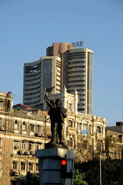 stock image Jai Jawan Jai Kisan statue, mumbai, maharashtra, India, Asia 