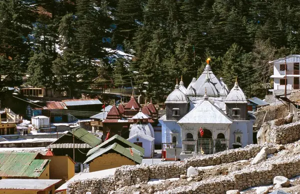 Stock image temple at gangotri, uttaranchal, india 