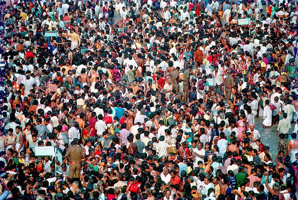 Mahamakham mahamaham bathing festival, Kumbakonam, Tamil Nadu, India