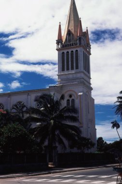 Tamatave 'deki kilise, Madagaskar, Afrika 