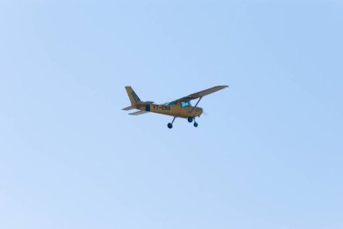 Cessna Sky Hawk Hindistan Aero Club, Bombay, Mumbai, Maharashtra, Hindistan 'ın en popüler 4 bakıcı uçağı. 