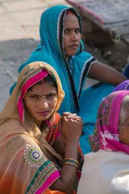 Kadınlar, Varanasi, uttar pradesh, Hindistan, Asya