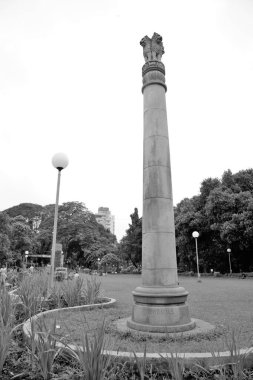 Ashoka Aslan Sütunu, Kamala Nehru Parkı, Asma Bahçeler, Malabar Tepesi, Mumbai, Maharashtra, Hindistan, Asya