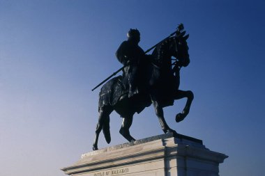 Maharana Pratap Singh heykeli, Udaipur, Rajasthan, Hindistan 