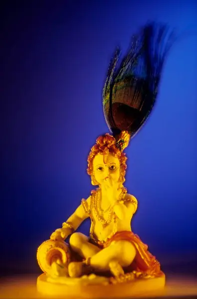 stock image Statue of Bal Krishna on Janmashtami The Birthday of God Krishna 