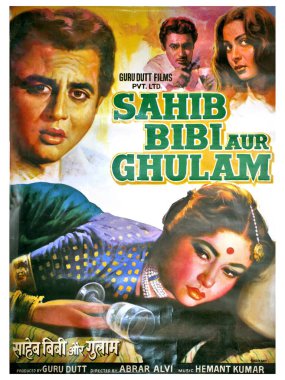 Indian bollywood hindi film poster of sahib bibi aur ghulam India  clipart