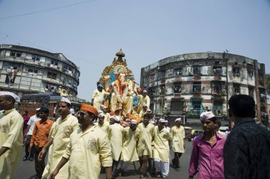 Hindistan 'da Mumbai' de Ganesh bataklığı. 