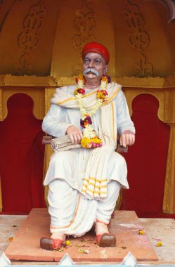 Lokmanya Tilak Heykeli, Pune, Maharashtra, Hindistan 