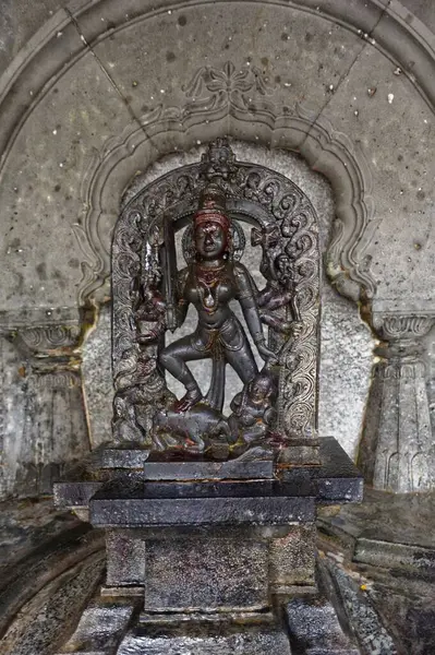 stock image kali goddess statue, mallikarjuna temple, solapur, maharashtra, India, Asia