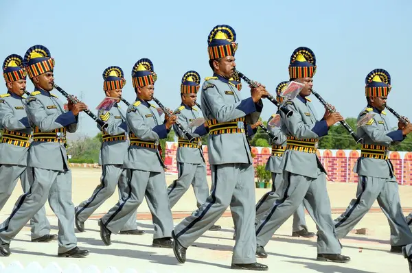 Rajasthani Traditional Band Group Rajasthan India — Stock Photo, Image