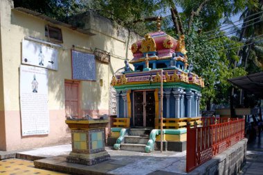 Siddheshwar Tapınağı 'ndaki Hanuman Tapınağı Solapur Maharashtra Hindistan Asya