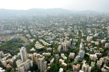 Dharavi Mumbai 'deki gökdelen Maharashtra Hindistan Asya 