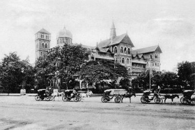 Hindistan 'da eski bir polis merkezi fotoğrafı Mumbai maharashtra 