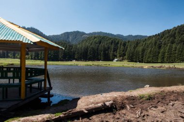 Chamba 'daki khajjiar tepe istasyonu, himachal pradesh, Hindistan, Asya 
