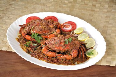 Vejetaryen olmayan yemek, Yengeç Masala