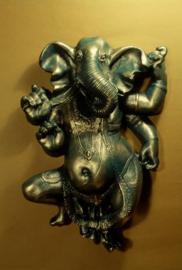 god shri ganesh ganpati, elephant headed  clipart