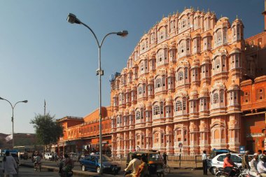 Hawa Mahal, Jaipur, Rajasthan, Hindistan