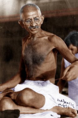 Indian freedom fighters, mahatma gandhi, india, asia, 1931 clipart