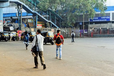 Goregaon Tren İstasyonu, Mumbai, Maharashtra, Hindistan, Asya 