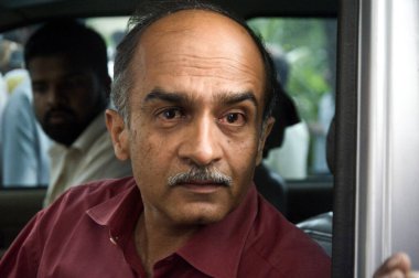 Prashant Bhushan Avukat Rralegaon Siddhi köyü Anna Hazare Maharashtra Hindistan Asya 