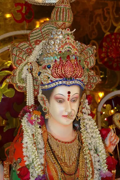 stock image Navratri dandia garba Festival, Thane, Maharashtra, India 