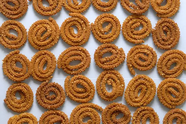 stock image Indian diwali food, chakli