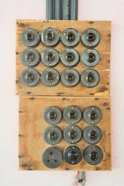 Elektrik şalteri, Agri, Pune, Maharashtra, Hindistan, Asya