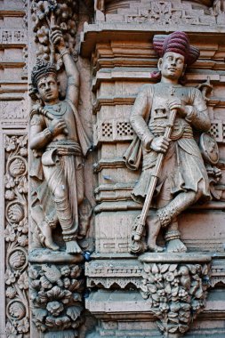 Heritage, Durbar Gate of Darbargar şimdi otel, Bhavnagar bölgesi, Gujarat, Hindistan 