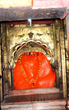 Ashtavinayak; Lord Ganesh (fil tanrısı); Chintamani; Theur; Maharashtra; Hindistan