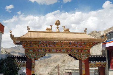 Thikse Gompa, Leh, Ladakh, Jammu ve Kashmir girişleri, Hindistan 