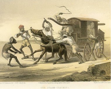 Koloni Hindistan görüntüleri, sahnemiz, koçluk, Hindistan