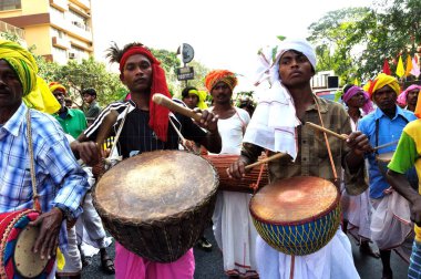 Tribal folk dance, Purulia, West Bengal, India     clipart