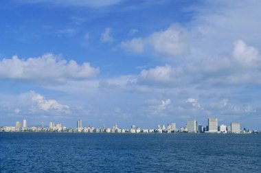 Bombay 'ın ufuk çizgisi Mumbai, Maharashtra, Hindistan 